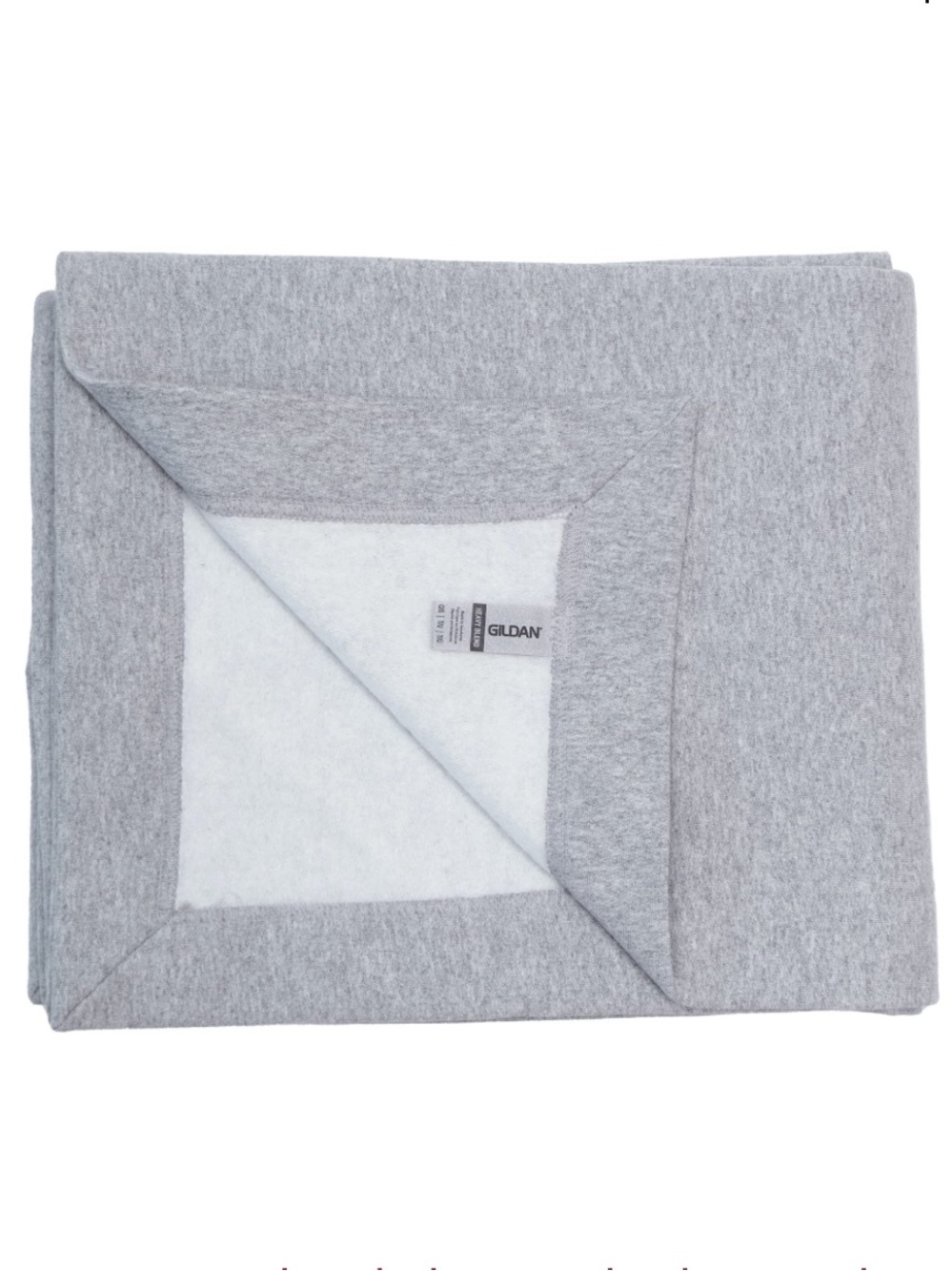 Gildan Heavyweight Fleece Throw 50x60” GRAY